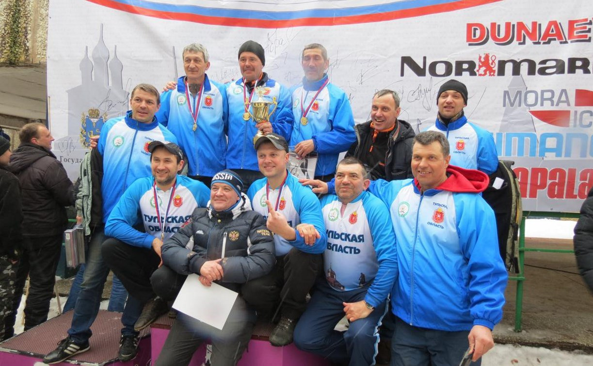 Туляки стали чемпионами России по ловле рыбы на мормышку со льда