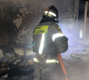 На пожаре в Кимовске пострадал мужчина