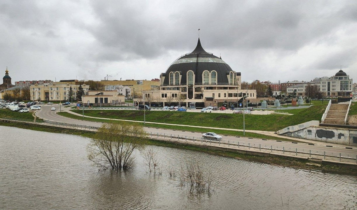 В Туле Упа снова вышла из берегов