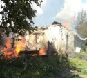 В Щёкинском районе при пожаре пострадал человек