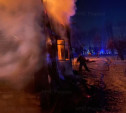 В Заокском районе сгорел дом: мужчина получил ожоги