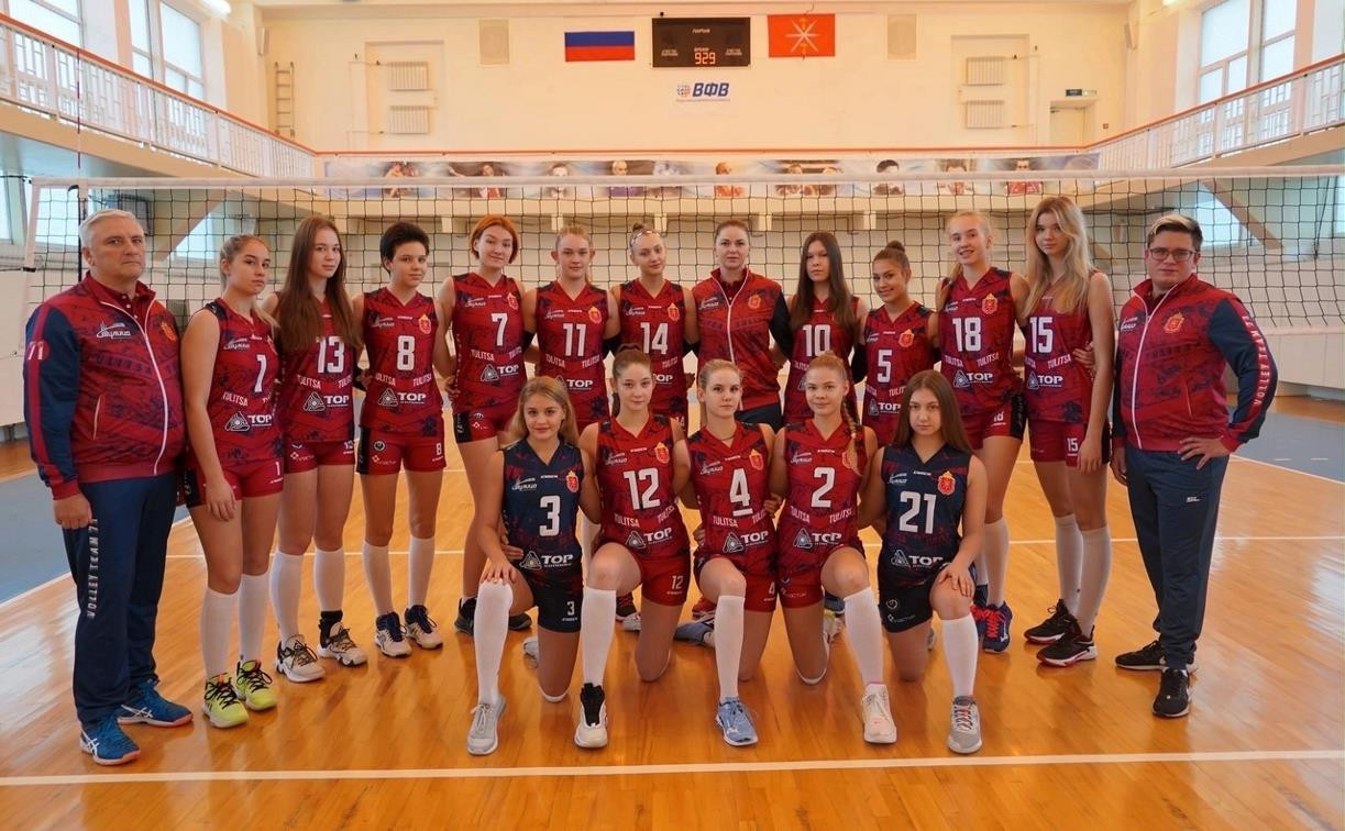 Волейболистки «Тулицы-2» возглавили турнирную таблицу Молодежной лиги