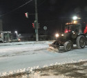 В ночь на 19 февраля снег с тульских улиц вывозили 9 бригад