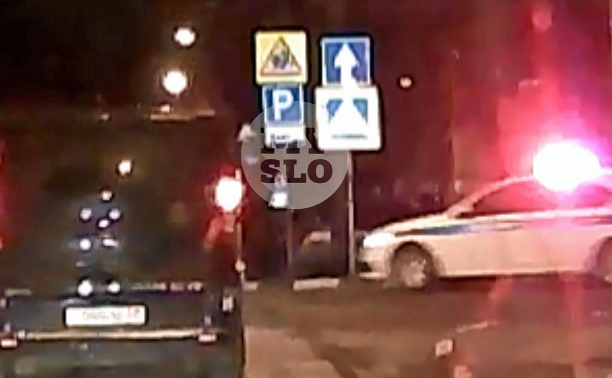 В Туле погоню ДПС за BMW X3 снял видеорегистратор очевидца