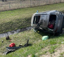 В Тульской области BMW X7 улетел в кювет: погибли три человека
