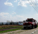 В Туле возле Суворовского училища дежурят пожарные