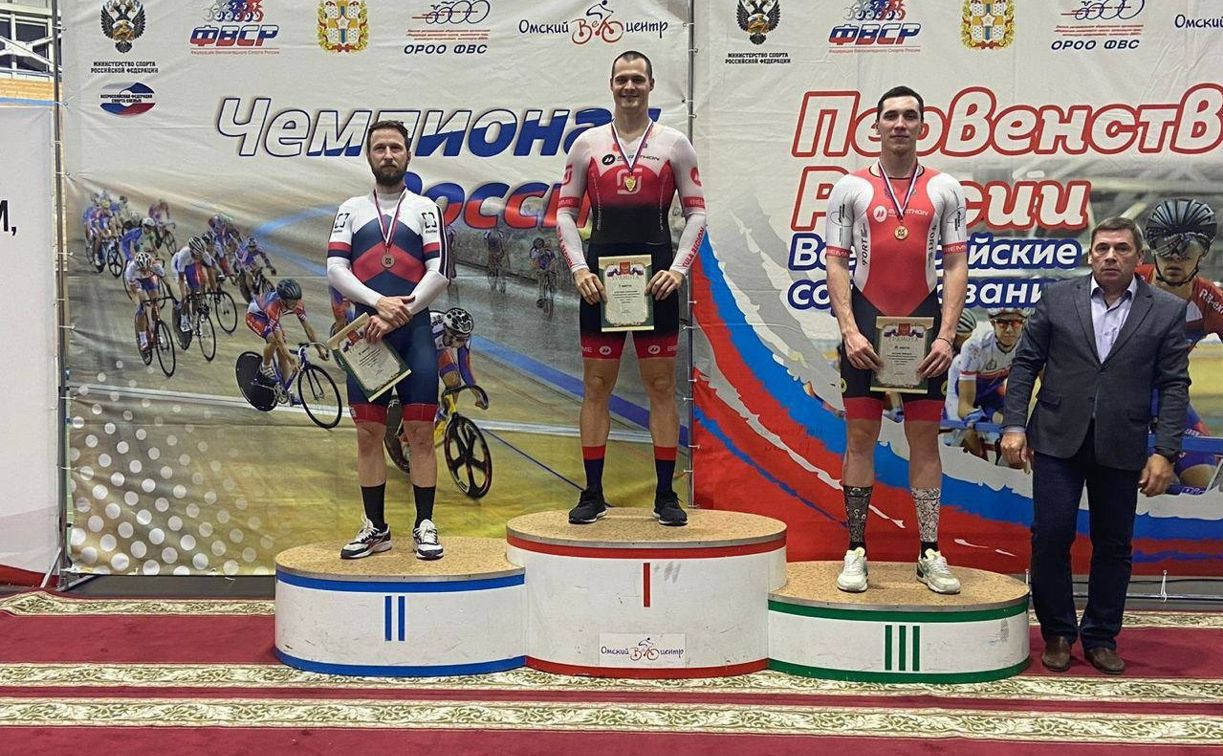 Туляки завоевали медали на чемпионате и первенство России по велоспорту на треке