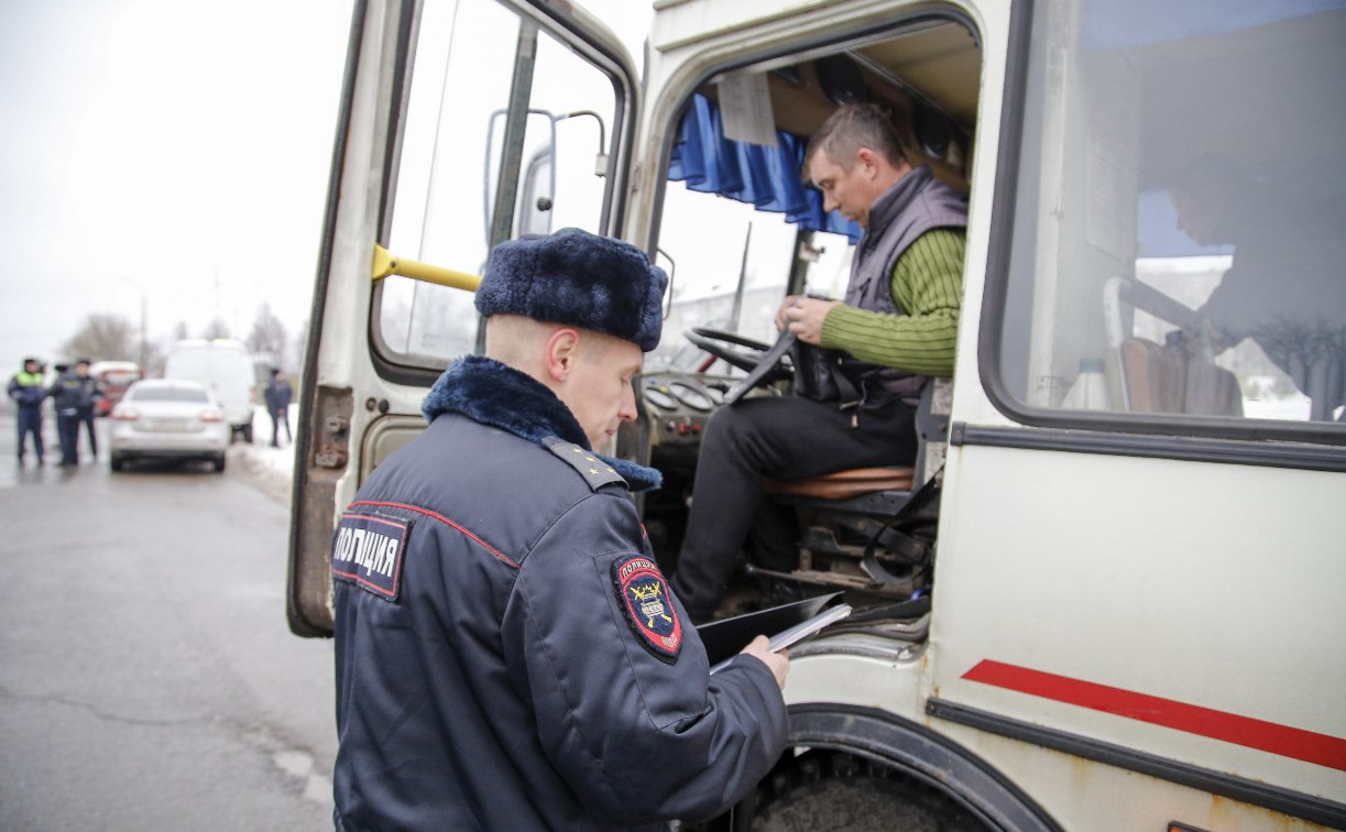 Рейд «Автобус» в Тульской области: сотрудники ГИБДД выявили более 30 нарушений