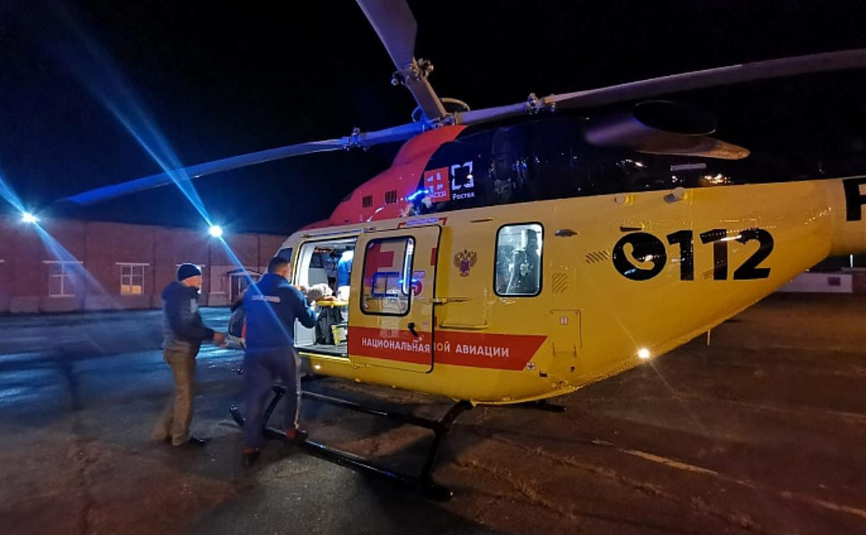 С начала года в Тульской области «воздушная скорая» эвакуировала 36 пациентов