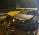 В ночном ДТП на ул. Октябрьской пострадал пассажир такси