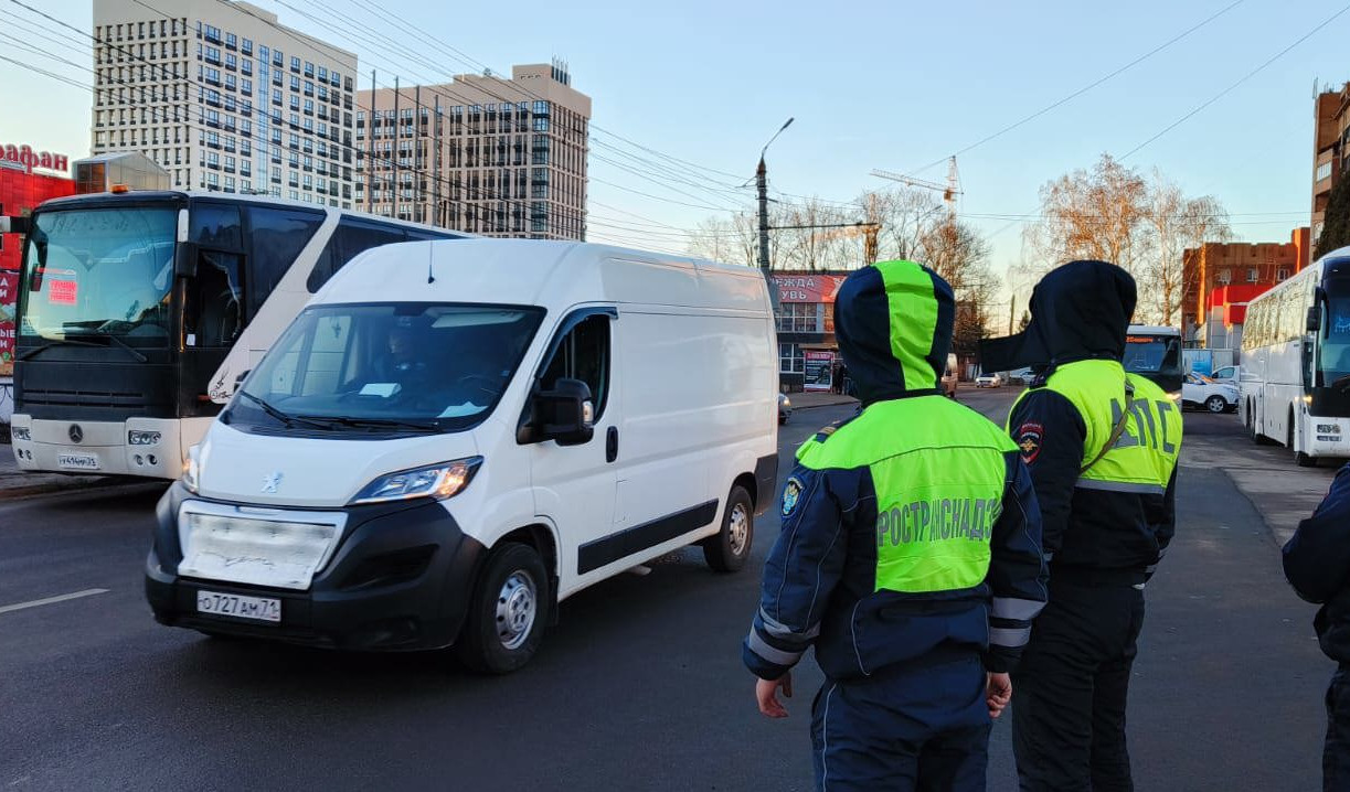 Рейд «Автобус» в Туле: за январь сотрудники ГАИ оштрафовали 592 водителя