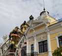 В Музейном квартале Тулы работали пожарные: фоторепортаж