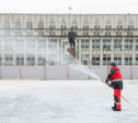 В Туле на площади Ленина заливают «Губернский каток»