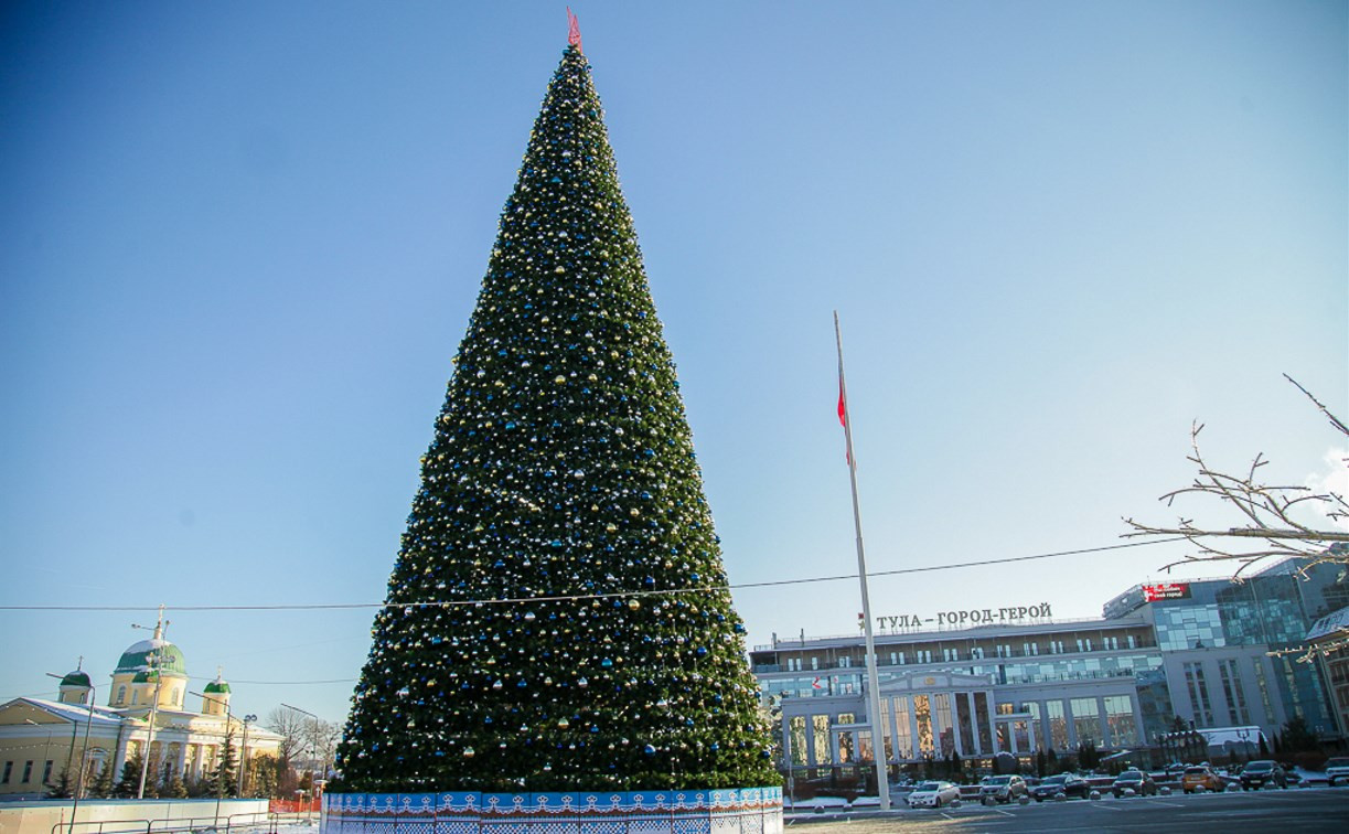 Огни на главной ёлке Тулы зажгут 1 декабря