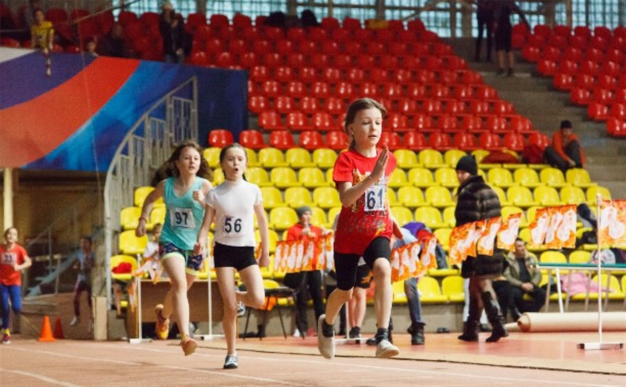 Юные легкоатлеты приняли участие в почётных стартах