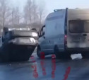 На автодороге Тула — Новомосковск опрокинулась Toyota 