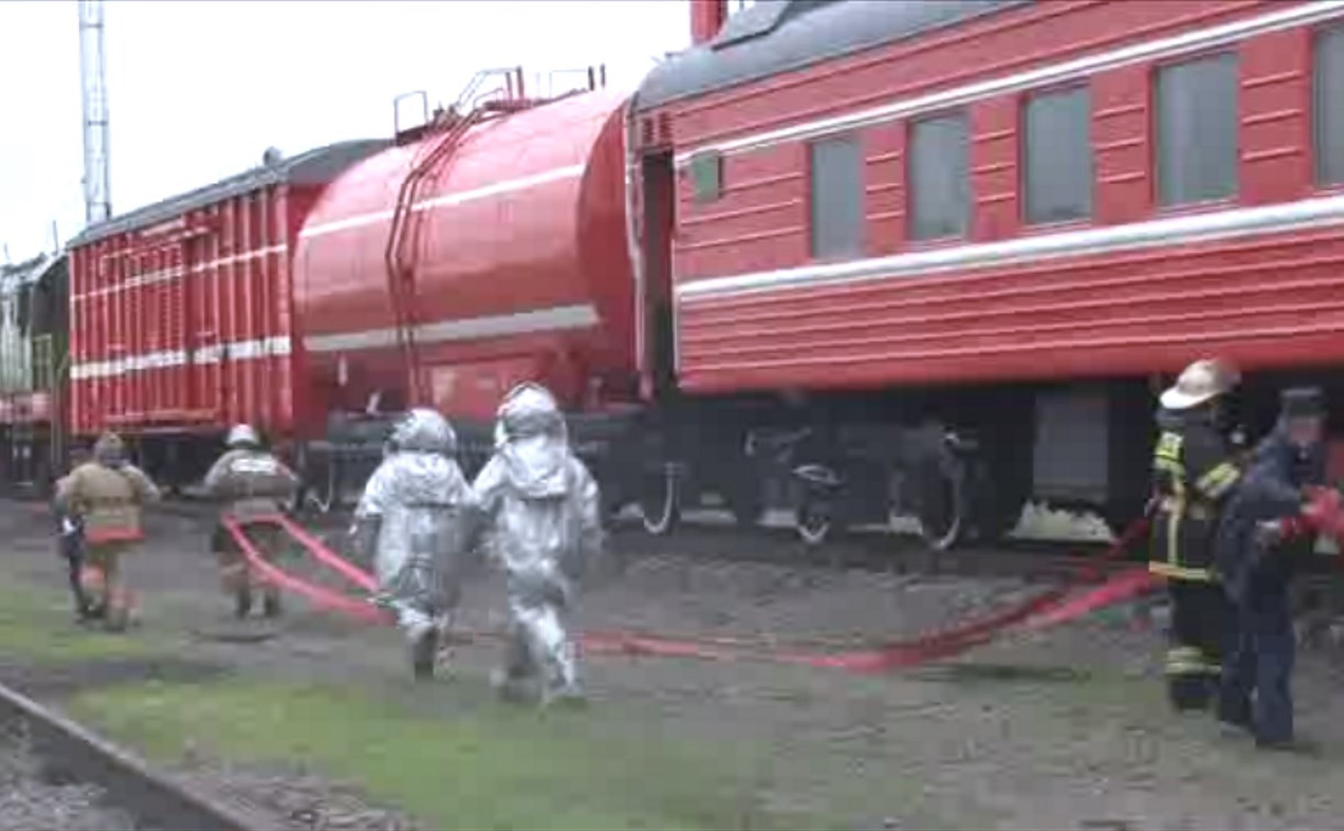 Тульское УФСБ провело антитеррористические учения на железной дороге в Узловой