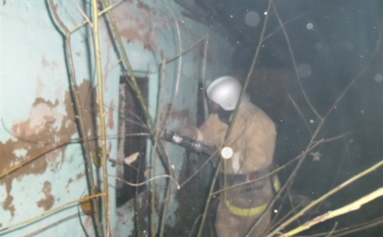 При пожаре в Тёпло-Огарёвском районе погиб мужчина