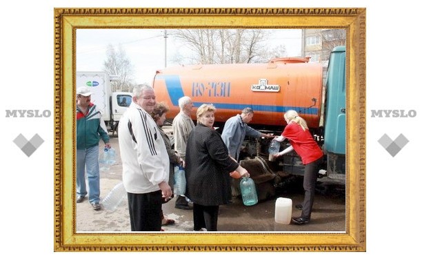 В поселке Мясново в Туле восстановили водоснабжение