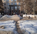 Студентов главного корпуса ТулГУ эвакуировали на улицу