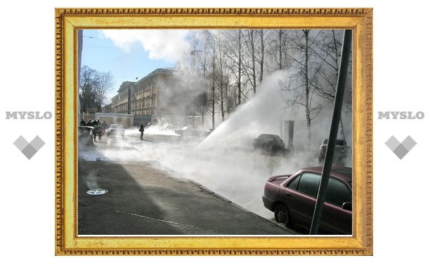 В Новомосковске прорвало более сотни труб