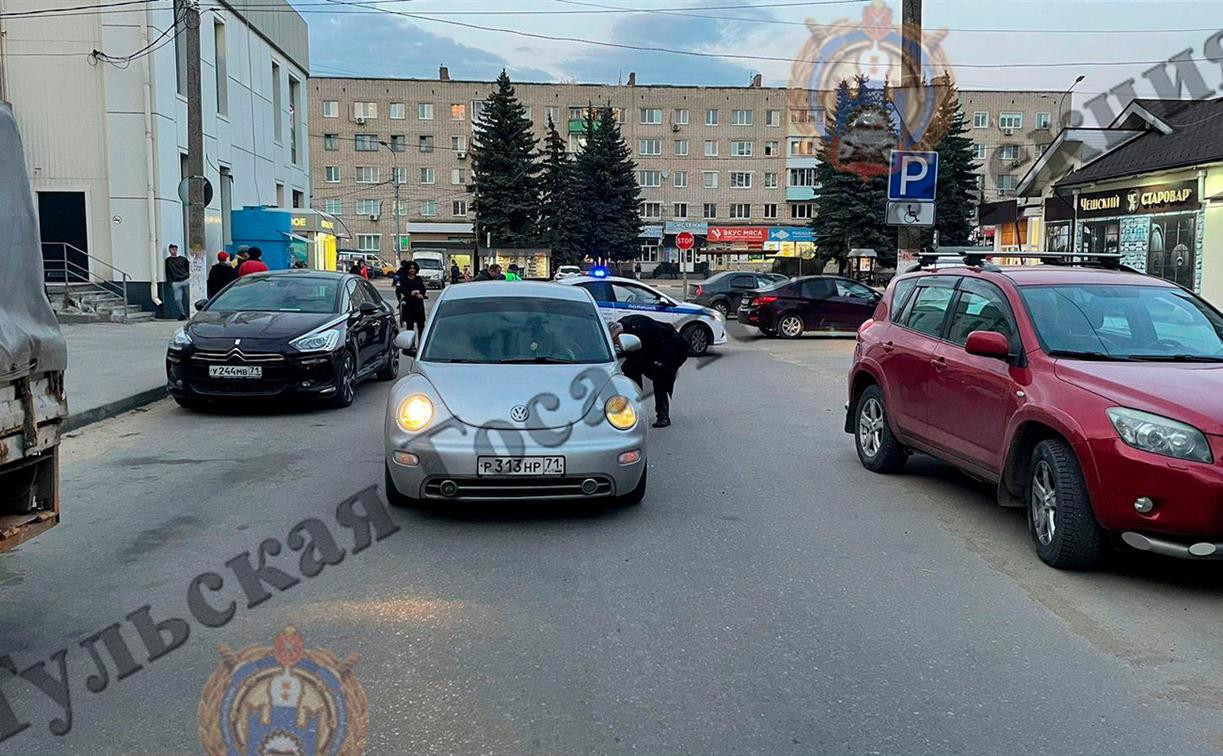 В Щекино юный велосипедист нарушил ПДД, и его сбила пьяная автоледи