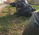 Туляки жалуются на неубранный мусор у школы