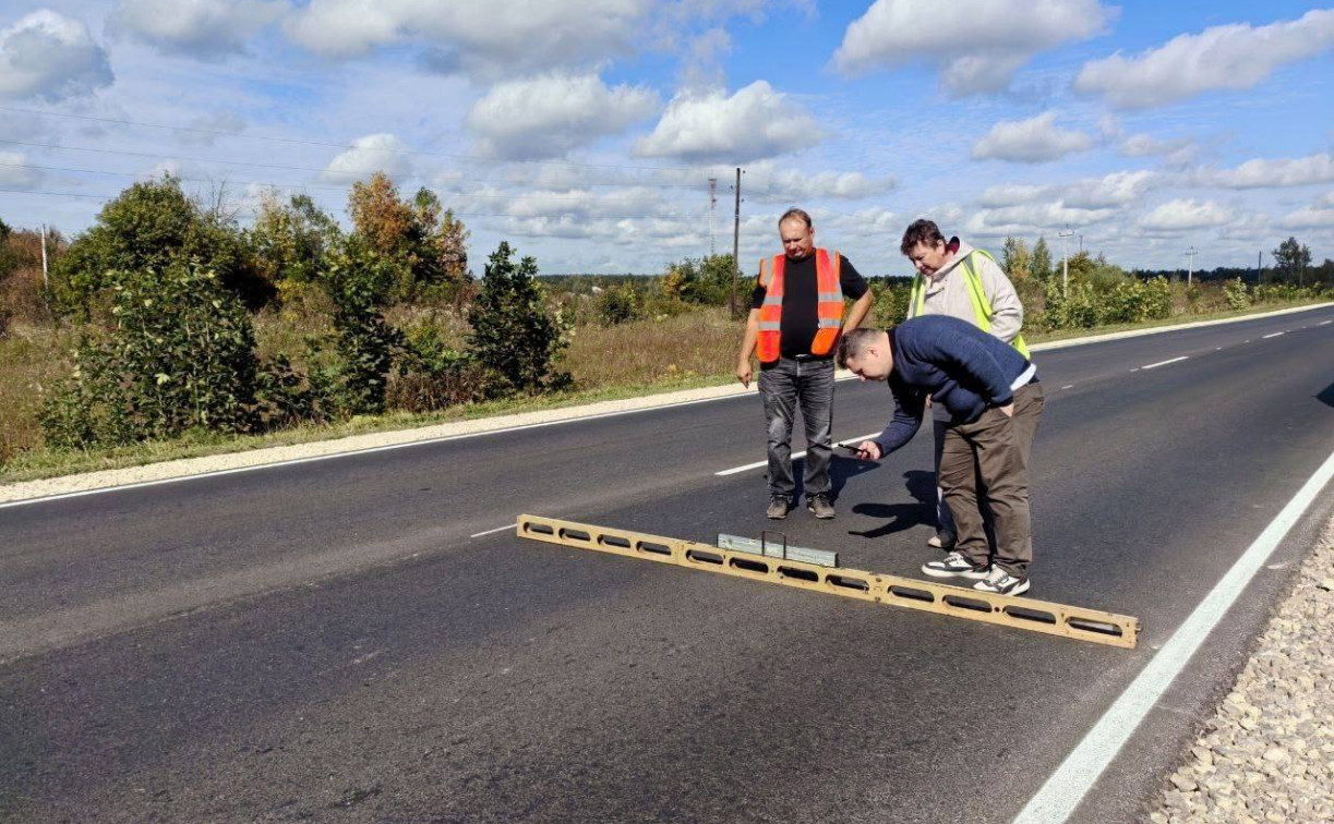 Завершен ремонт участка дороги до Кондуков 
