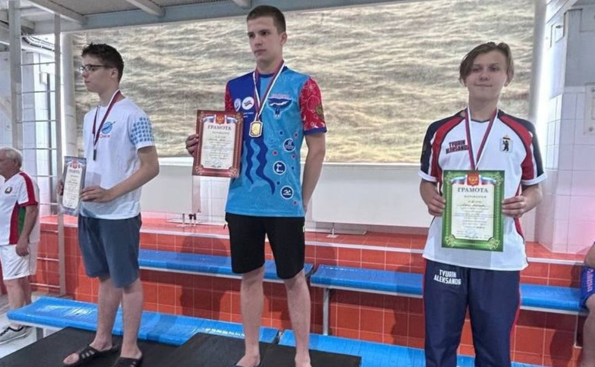 Тульские пловцы завоевали медали на Всероссийских соревнованиях по подводному спорту