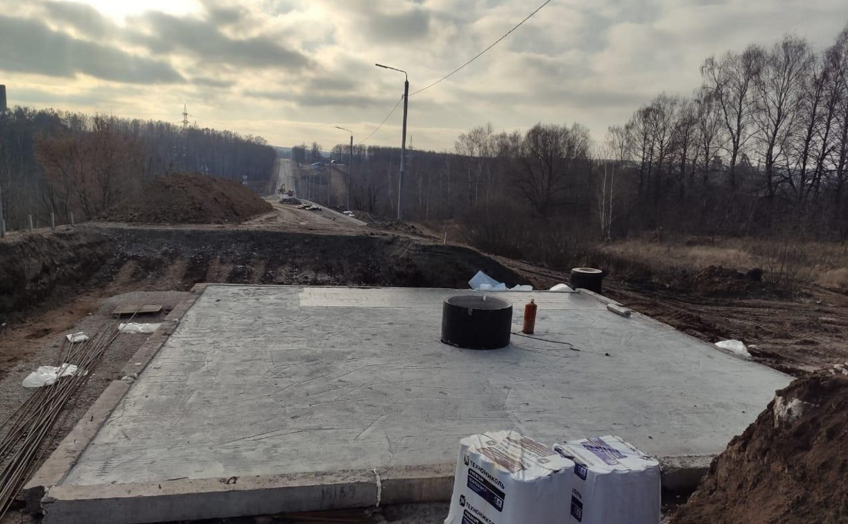 Ремонт Щекинского шоссе в Туле планируют завершить до 22 декабря