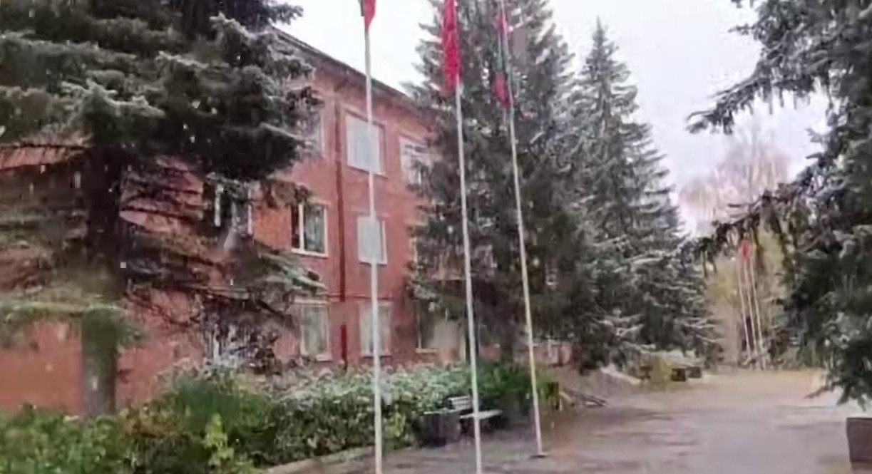 В Тульской области выпал первый снег