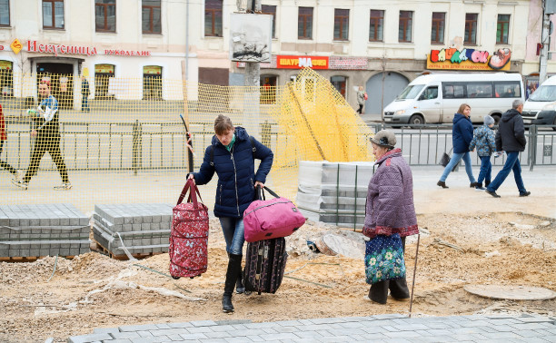 Компания сына экс-мэра Тулы сорвала сроки благоустройства площади у главпочтамта