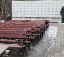 В Туле начали реконструкцию сквера Героев на проспекте Ленина
