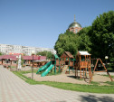 В сквере на улице Октябрьской появятся детские площадки, сцена и фонтан 