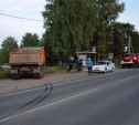 В Ленинском районе КамАЗ сбил велосипедиста