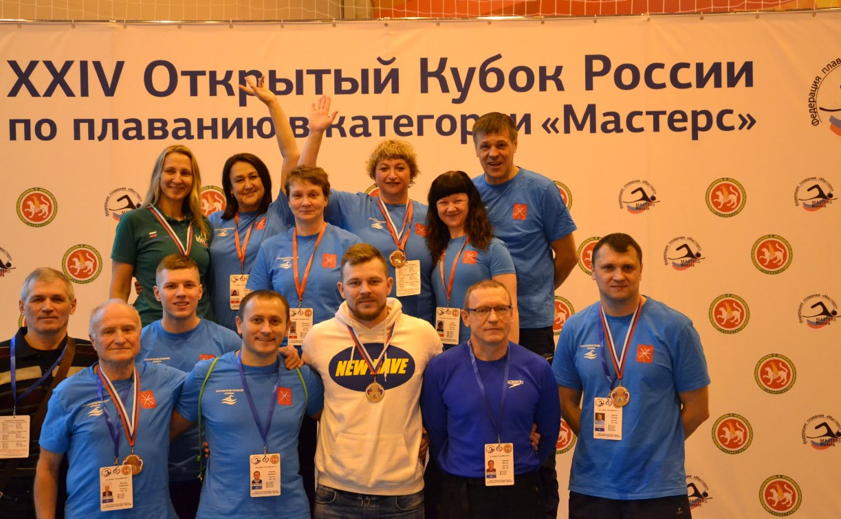 Тульские ветераны плавания привезли медали с Кубка России