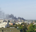 Пожар на улице Вяземской в Туле: сгорел мусорный контейнер