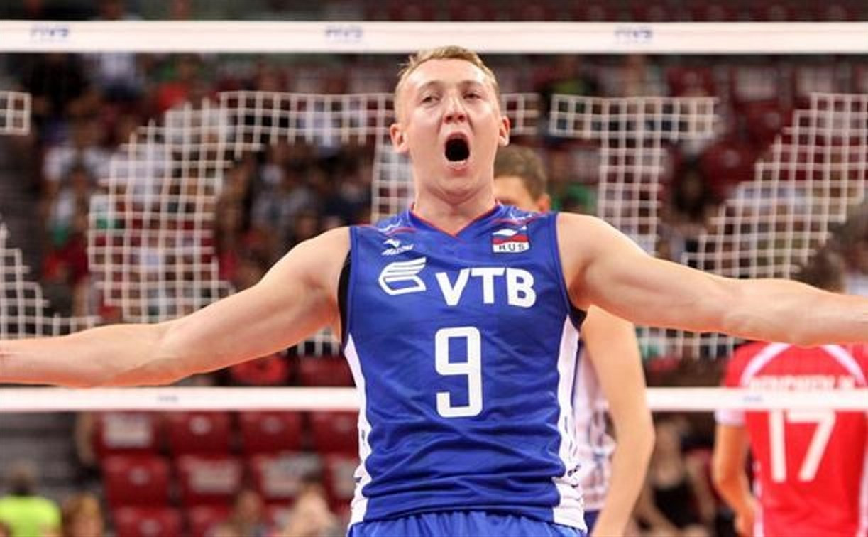 Тульского волейболиста сборной России дисквалифицировали за неуважение к зрителям