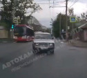 В Туле торопыга на «семерке» едва не устроил лобовое ДТП