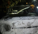 Ночью на стоянке в Новомосковске сгорели три автомобиля