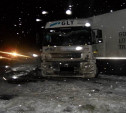 На М-2 «Крым» КамАЗ протаранил два автомобиля