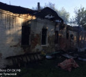 В Чернском районе на пожаре погиб мужчина