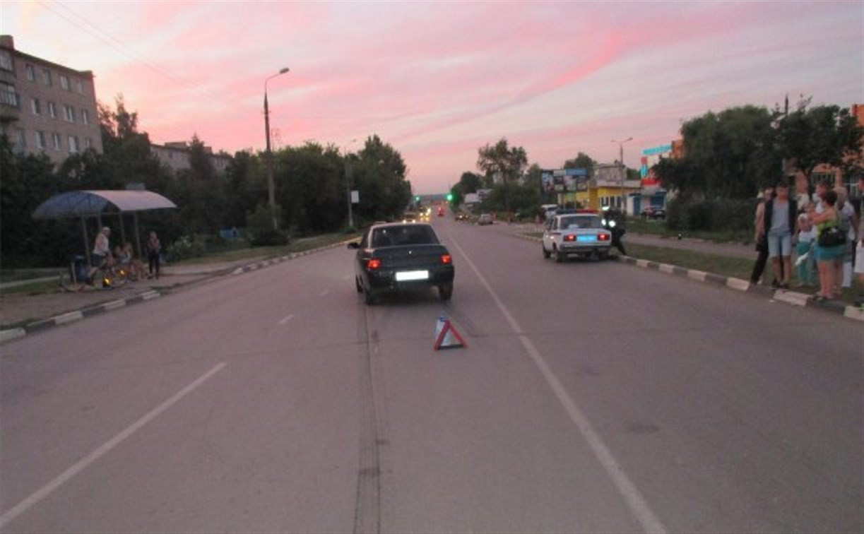 В Ефремове 11-летний мальчик попал под колёса автомобиля