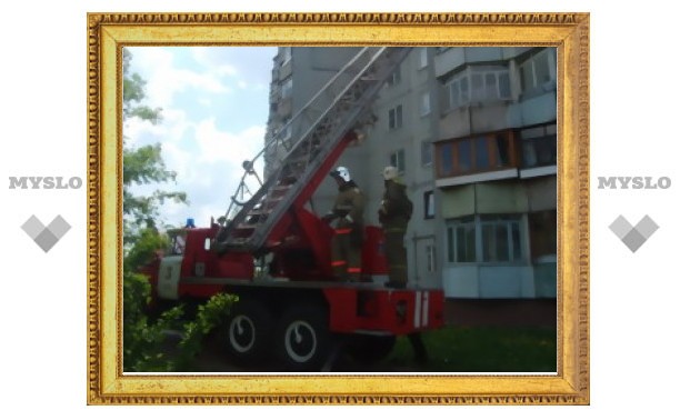 В Туле в жилом доме возник пожар