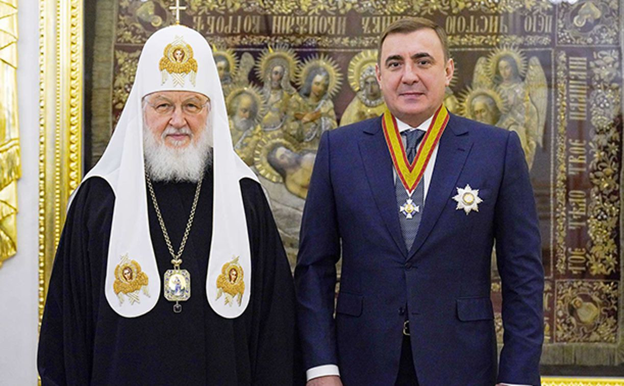 Алексей Дюмин поздравил патриарха Кирилла с днем рождения
