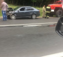 На Одоевском шоссе столкнулись две легковушки