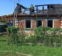 В Плавске сгорел жилой дом