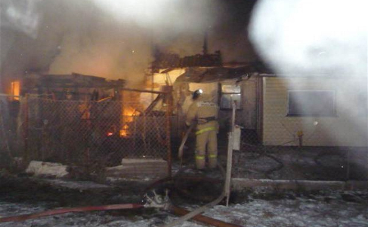 В Тульской области сгорел дом: погибли две женщины