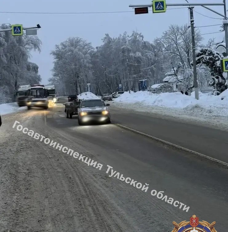 В Узловском районе парень на Audi снес 52-летнюю женщину на переходе 
