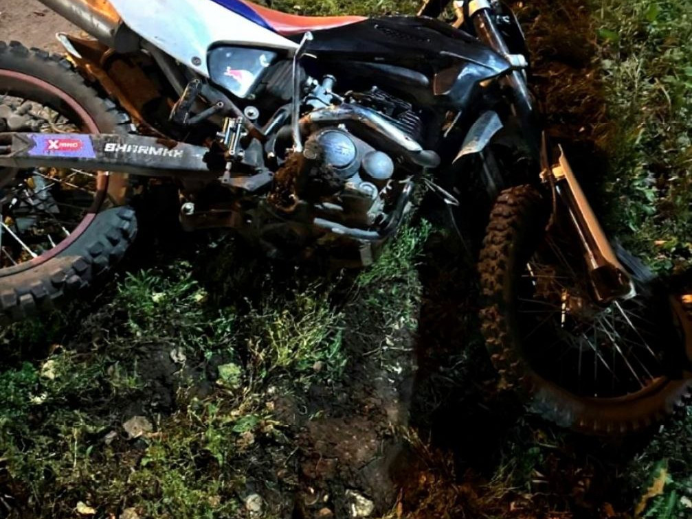 В Туле 17-летний школьник устроил погоню с ДПС на питбайке и попал в ДТП